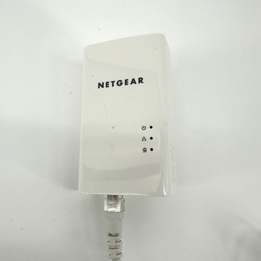 Netgear Powerline 1200 PL1200S Wired Ethernet Adapter White Home Networking